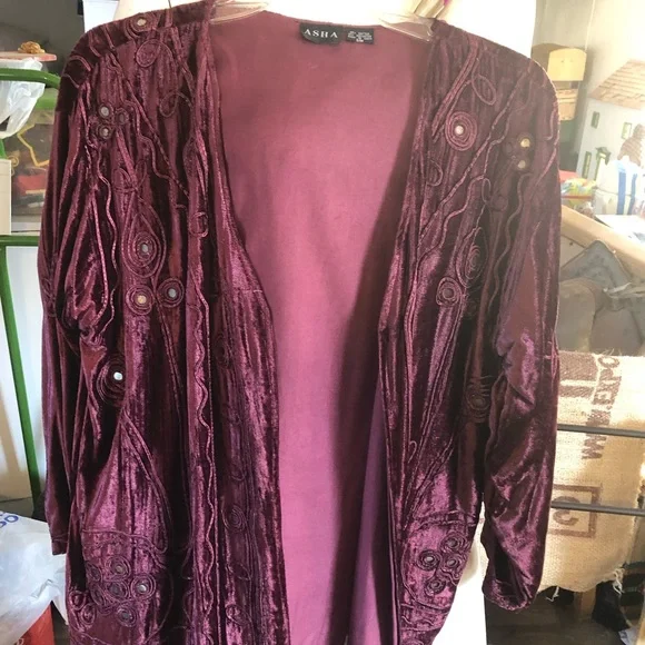 Velvet vintage jacket - Picture 5 of 5